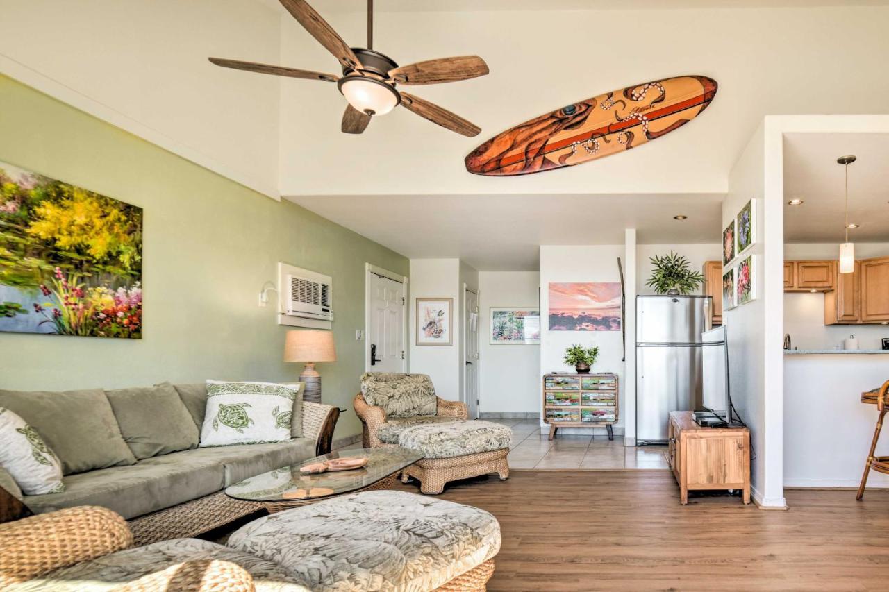 Kihei Oceanside Escape With Balcony - Steps To Beach Exterior foto
